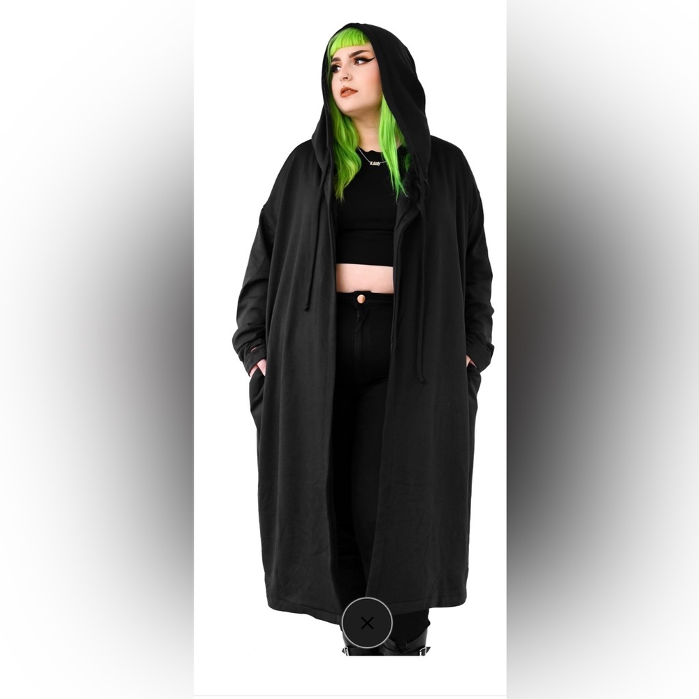 Foxblood Bury A Friend Oversized Hooded Duster XL / 2XL Brand New unworn